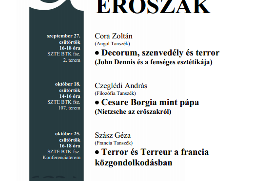et al. előadások – 2012/ősz